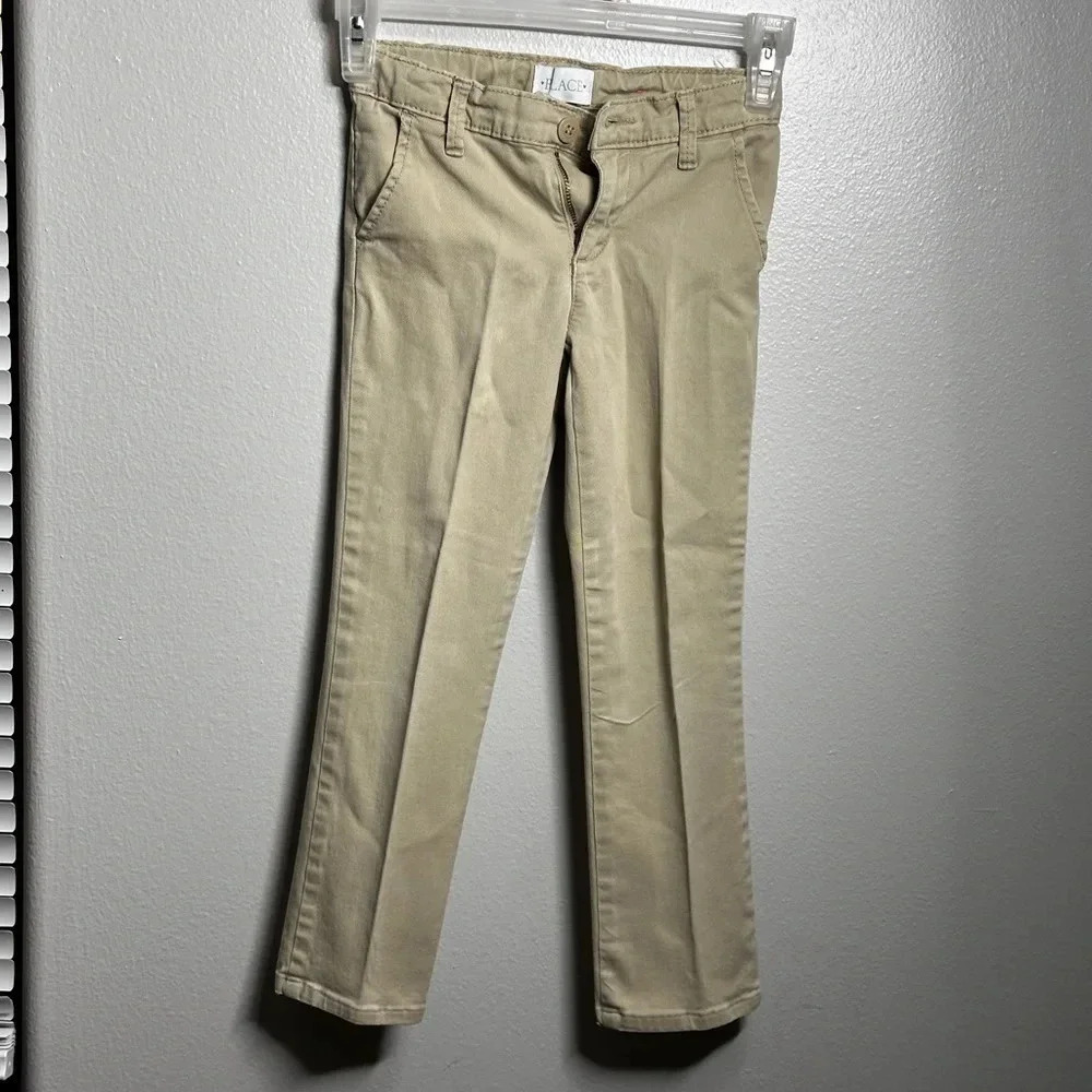 Children’s Place Girls Khaki School Uniform Pants Size‎ 6.